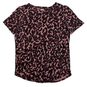 PINK Victorias Secret Cheetah T-Shirt, VS PINK Size S Tops Shirts, Victoria X10‎